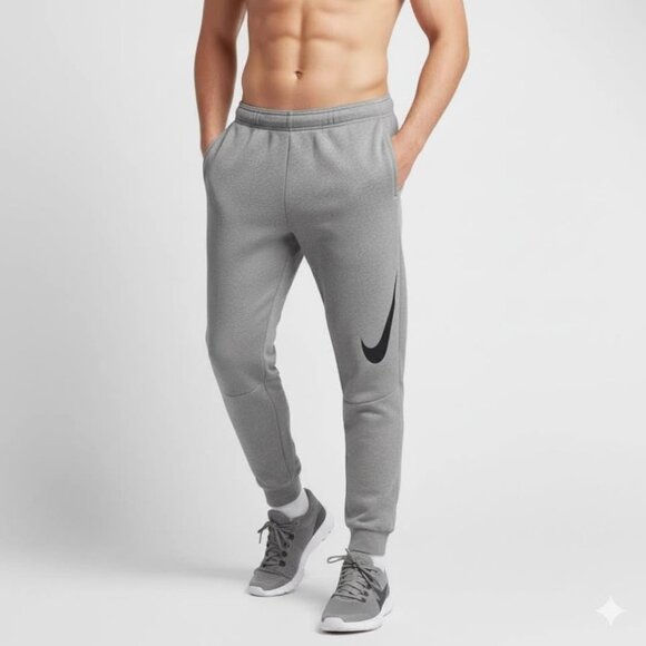 Nike Lined Therma Fit Graphic Tapered GX Swoosh Pants (Medium) 800317-091 - Picture 2 of 9